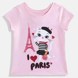 THE CHILDREN'S PLACE Girls Printed Pure Cotton T-shirt-picture-46