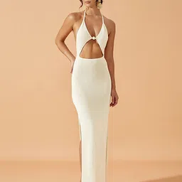JC Mode Halter-Neck Swimwear Swimwear Cover Up Top-image-32