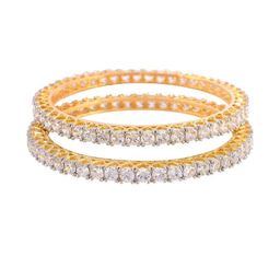 T4 JEWELS American Diamond Bangles Set of 2-image-87