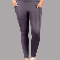 Kyk Women High-Rise Ankle-Length Tummy Control Workout Running Gym Yoga Tights-image-29