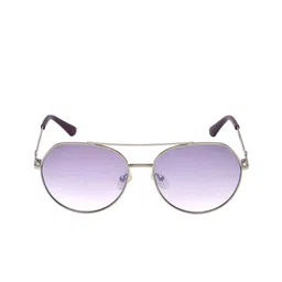 GUESS Women Aviator Sunglasses with UV Protected Lens-58