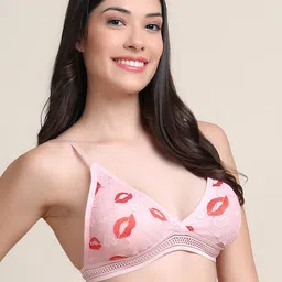 Quttos Graphic Bra Half Coverage Lightly Padded image 4