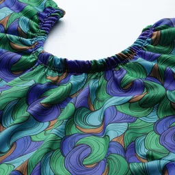 Aarika Abstract Printed Plus Size Round Neck Swim Suit With Goggle image 5