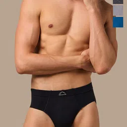 URBAN ADVENTURE Pack Of 4 Anti Bacterial Basic Briefs 4UAM-001(BLK-LAGON-DK GRY-LT GRY)-picture-37