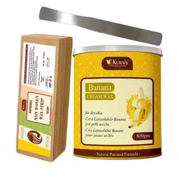 KURAIY Banana Wax With 40 Wax Strips &1 Steel Knife - 800 g-24