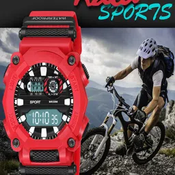Hala Men Solid Round Tang Regular Analogue and Digital Watch-1040 image 5