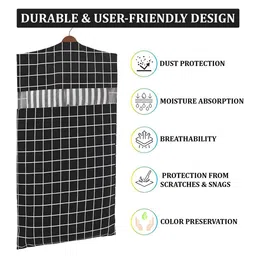 Kuber Industries Black Set of 6 Regular Multi-Utility Organisers image 2