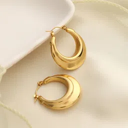 VAGHBHATT Circular Hoop Earrings-16