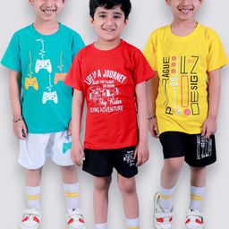 CHANDRIKA Kids-Boys Multi Clothing Set-image-62