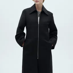 MANGO Front-Open Overcoat-19
