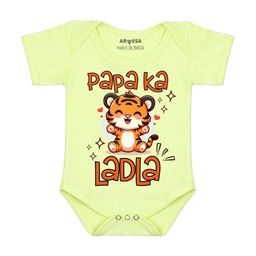 Arvesa Papa Ka Ladla Printed Bodusuit-image-85