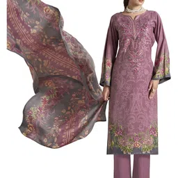 DRAVINAM Trends Floral Printed Pashmina Unstitched Dress Material-image-79