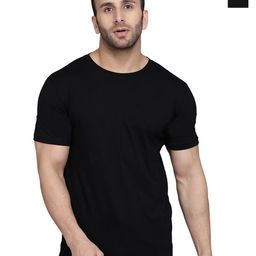 WOOSTRO Men Pack Of 2 Solid Round Neck Cotton Slim Fit T-shirts-image-89