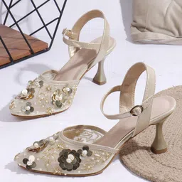 Try Me Embellished Party Stiletto Sandals-image-52