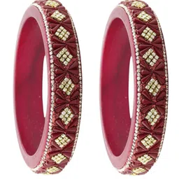 ZULKA Set Of 2 Lac Kada Bangles image 5