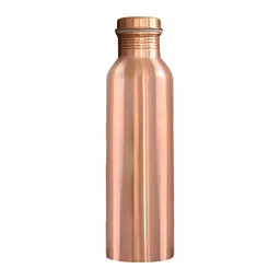 SHOPPATRA Copper-Toned Single Copper Solid Water Bottle-image-92