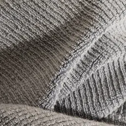 DAMENSCH Grey Waffle Egyptian Cotton and Terry Texture Bath Towel image 4