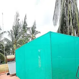 Kuber Industries Dark Green Sun Shade Sail Square UV Blocking Durable Canopy Net image 2
