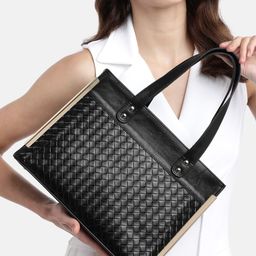 Mast & Harbour Textured Structured Shoulder Bag image 2