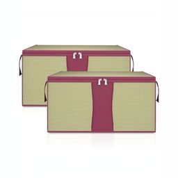 Aura Beige Set of 2 Regular Multi-Utility Organisers-3