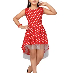 BAESD Polka Dot Print Fit & Flare Dress-picture-45