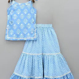 BAESD Girls Floral Printed Top with Sharara-picture-37