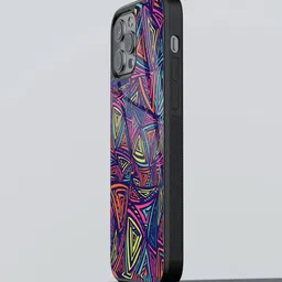 macmerise Abstract Printed iPhone 13 Pro Max Back Case Mobile Accessories-image-44