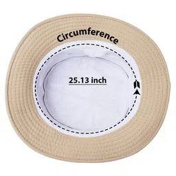 Infispace Men Beige Embroidered Bucket Hat image 4