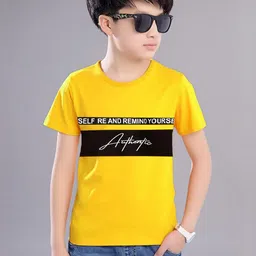 Dagcros Boys Yellow Tshirts-image-86