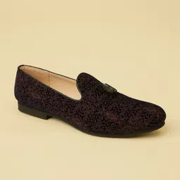 Manyavar Men Tassel Trim Loafer Style Ethnic Mojaris-image-80