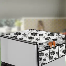 The Furnishing Tree Grey Printed Refrigerator Cover-picture-38