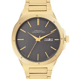 French Connection Men Dial & Stainless Steel Bracelet Style Straps Analogue Watch FCH04GM-30