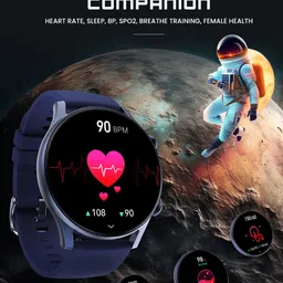 HAMMER Unisex Glide 1.43" AMOLED Smart Watch Round Dial with Bluetooth Calling image 5