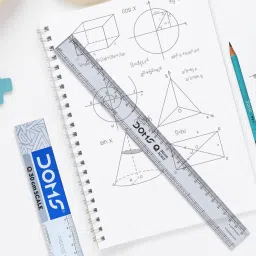 doms Q Series 30 cm Transparent Scale | Precise Marking For Accurate Results Ruler image 5