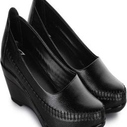 banuchi Women Black Synthetic High-Top Round Toe Slip-On Sneakers-image-120