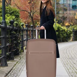 Polo Class Textured Hard-Sided Large Trolley Bag With Vanity-40