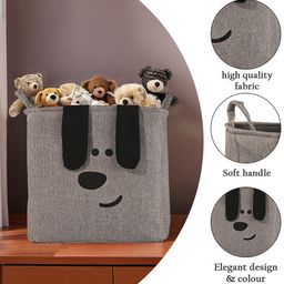 Kuber Industries Grey Set of 3 Regular Multi-Utility Organisers image 2