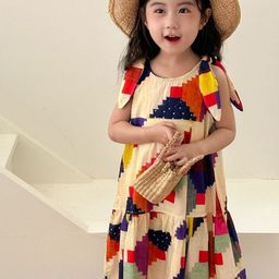 LULU & SKY Floral Print A-Line Dress-image-94
