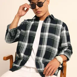 Bushirt Men Classic Checked Casual Shirt-picture-34