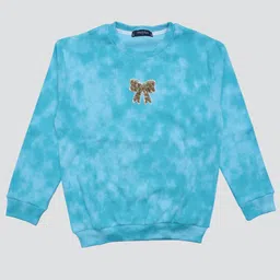 White Snow Girls Printed Sweatshirt-image-88
