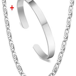 Anvika Unisex Silver Necklace and Chains-26