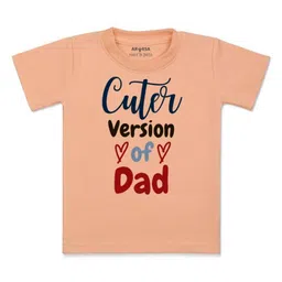 Arvesa Kids Typography Printed V-Neck T-shirt-picture-41