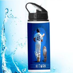 Rohit Sharma Sipper Water Bottle Printed Bottle For kids Boys Girl (BK33) 600 ml Water Bottle-image-66