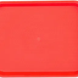 Food Grade Plastic Trays for Kitchen (16 X 12 Inches, RED Tray-11