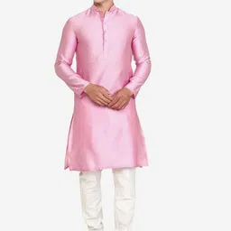 THE KURTA COMPANY Men Thread Work Kurta-picture-17