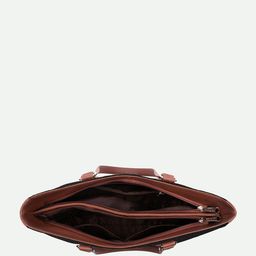 ZOUK Printed Structured Tote Bag image 5