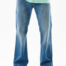 Snitch Men Bootcut Mid-Rise Light Fade Stretchable Jeans-picture-14
