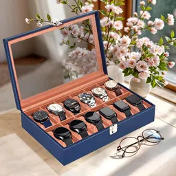 Myntra Elegant Homes Navy Blue Set of 1 Water Resistant Multi-Utility Organisers-41
