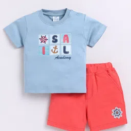 Dollar Boys Printed T-shirt with Shorts-picture-27