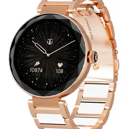 Titan Elixir 1.19 AMOLED Diamond Cut Design BP Skin Temp Monitorings IP68 Women Smartwatch-1